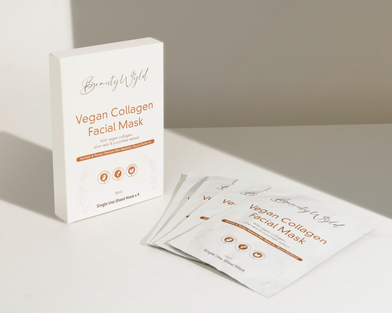 Rejuvenating Vegan Collagen Sheet Mask Raw Beauty Lab