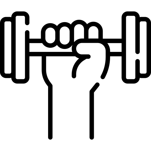 icon of lifting a weight