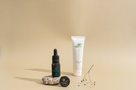 a bottle of lotion, a tube of lotion, and a tube of