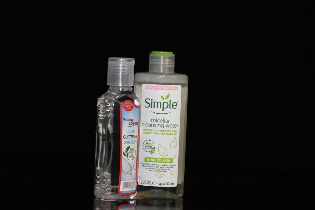 a couple of bottles of liquid