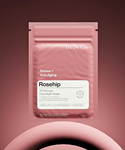 Rosehip face mask for renewing and anti-aging.