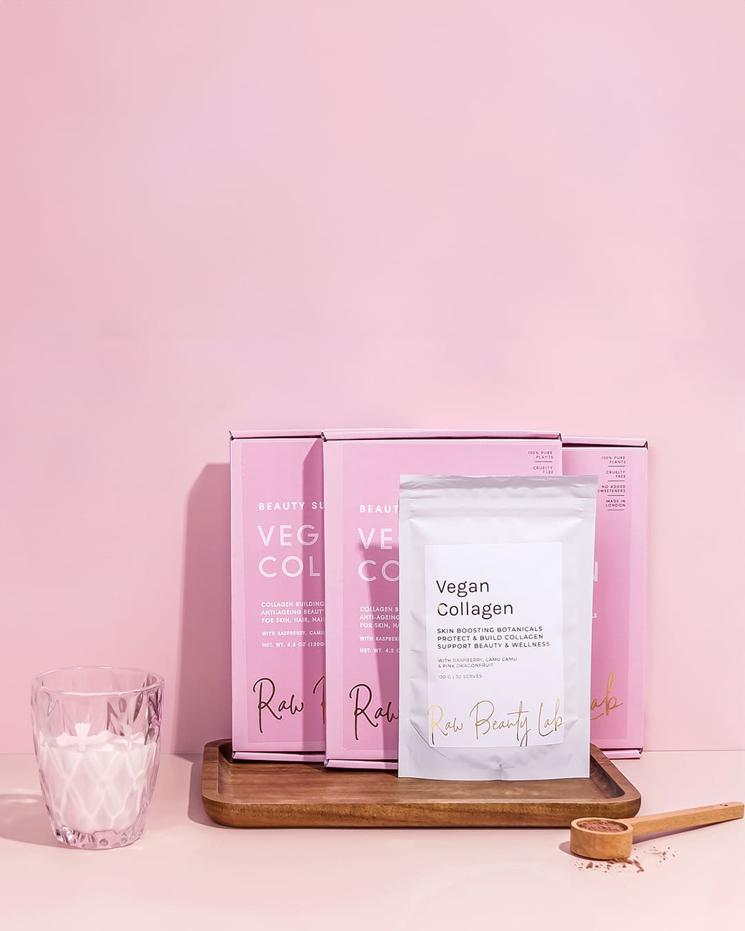 Discover our high quality vegan collagen, a plant-based formula for radiant, supple skin.