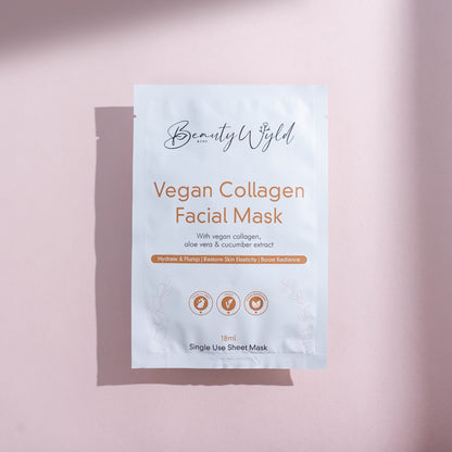 Rejuvenating Vegan Collagen Sheet Mask Raw Beauty Lab