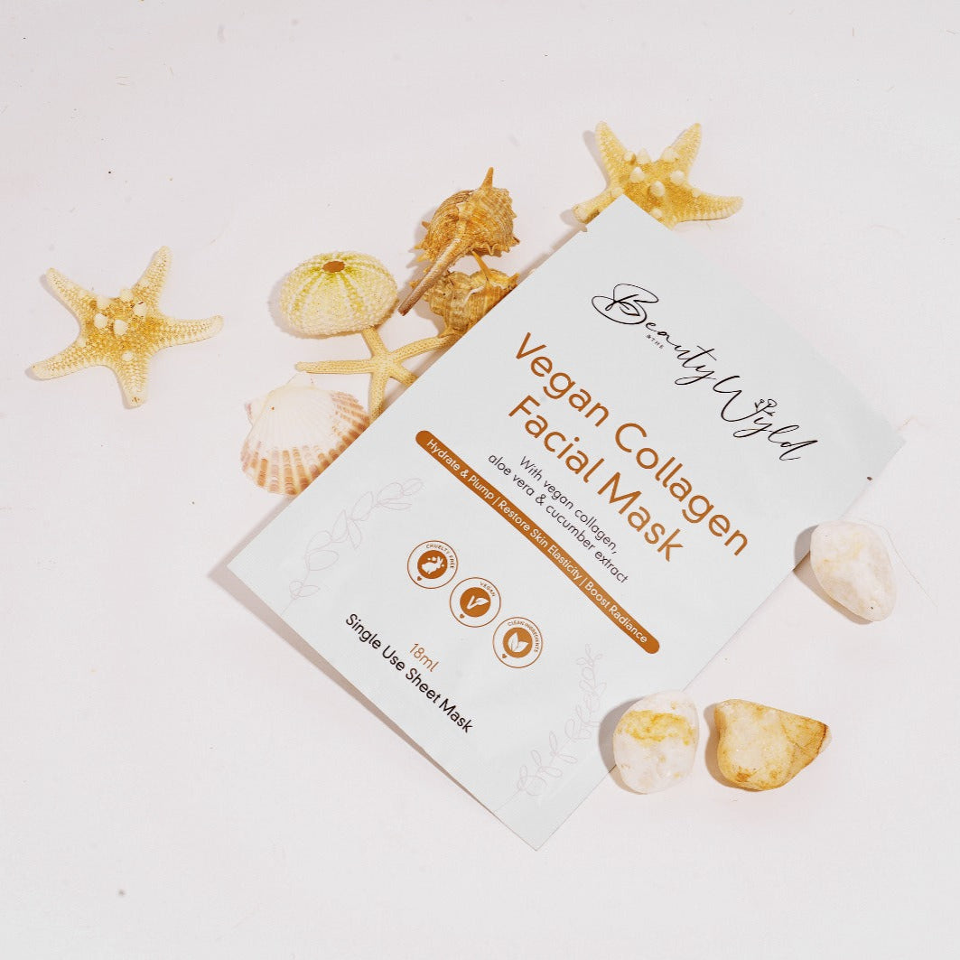Rejuvenating Vegan Collagen Sheet Mask Raw Beauty Lab