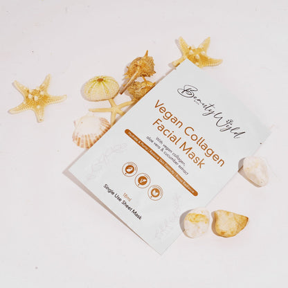 Rejuvenating Vegan Collagen Sheet Mask Raw Beauty Lab